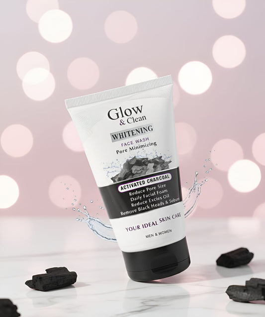 Glow and Clean Whitening Activated Charcoal Face Wash 120ml