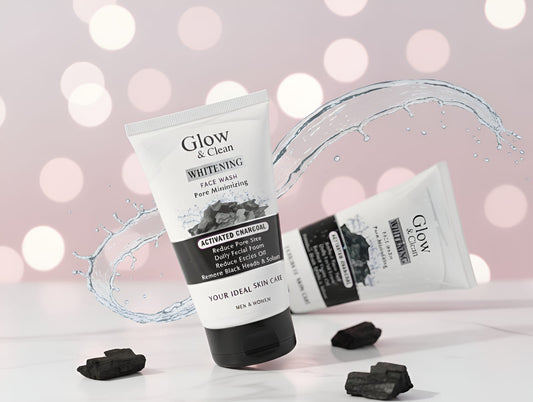 Glow and Clean Whitening Activated Charcoal Face Wash 120ml