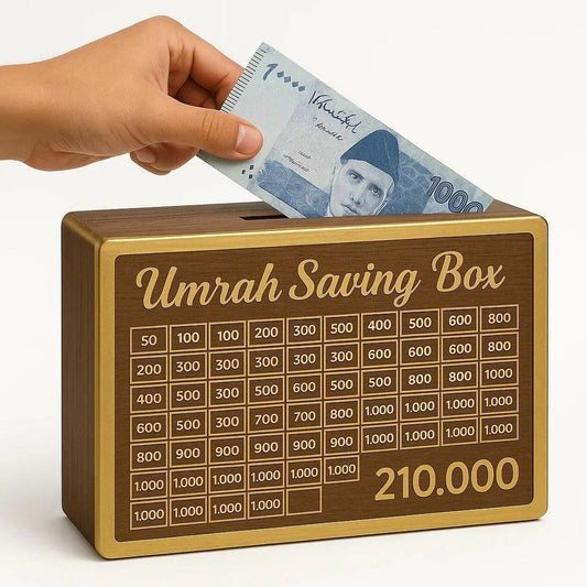 Umrah Saving Box I Umrah Box I Umrah Gift Box I Umrah Money Box I 280 Days Plan
